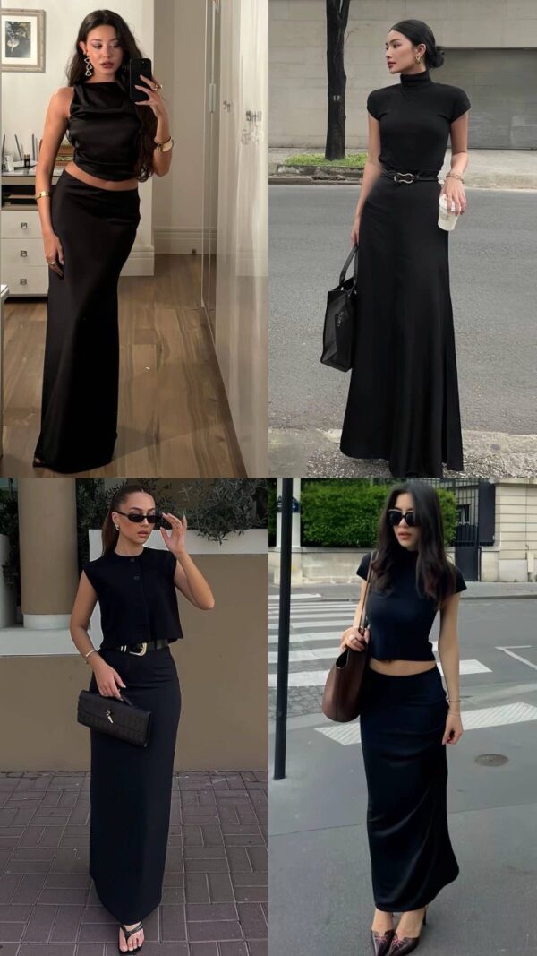 Jupe en satin